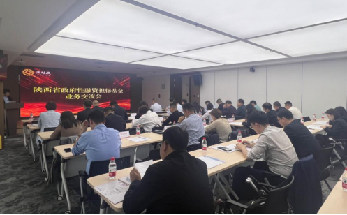 陜西省政府性融資擔?；饦I(yè)務(wù)交流會(huì )順利召開(kāi)